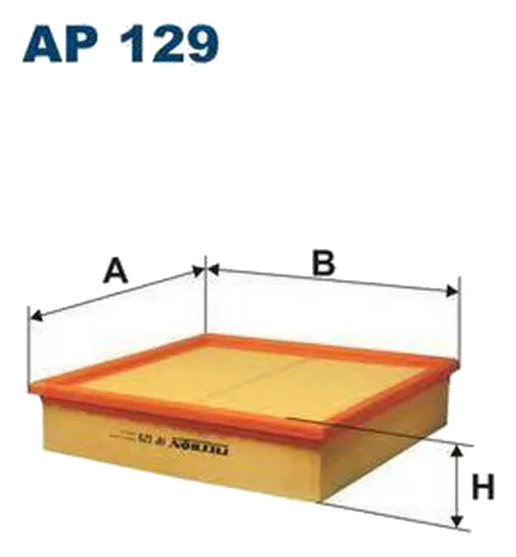 Воздушный фильтр Filtron AP129 OPEL
