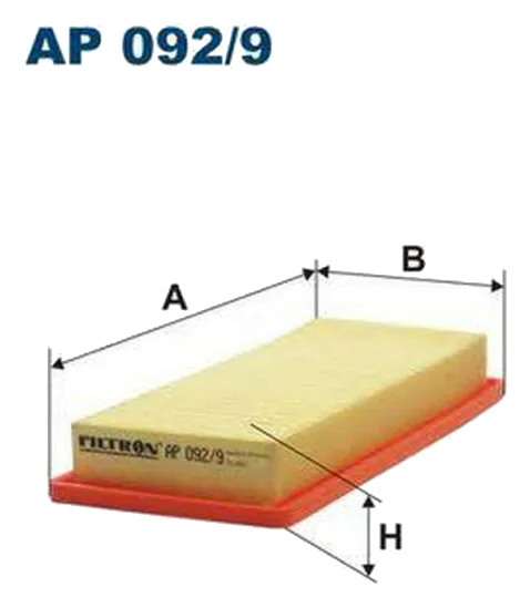 Воздушный фильтр Filtron AP092/9 PEUGEOT